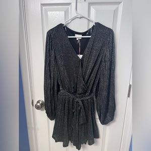(SOLD) Blacker Shimmer Romper